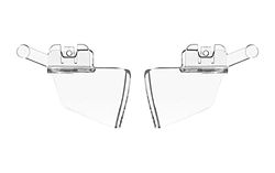 Wiley X WX Trek Permanent Side Shields Clear zonnebril, wit, uniek uniseks, Wit, Eén maat