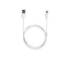 Watio Wave Cavo - Cavo Essential Usb-A a Usb-C 1 Metro, Bianco Ideale per la ricarica e il trasferimento di dati tra dispositivi compatibili. *