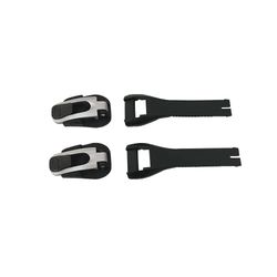 O'NEAL | Motorcycle Boot | Street Adventure | Consists of: 2 pcs. Metal buckles with plastic insert and 2 pcs. buckle straps short | Sierra Pro Boot Full Buckle Strap Kit | Adult | Silver