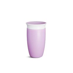 Munchkin Miracle 360 Cup, Baby and Sippy Cup, Ideal Sippy, Water and Weaning Cup 12+ Months, 10 oz/ 296 ml, Purple.