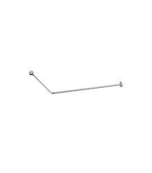 INDA A0144AAP buisframe met 90 graden voor douchegordijn, zilver