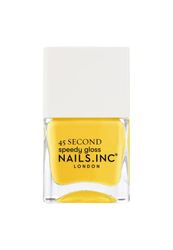 Nails.INC 45 Second Speedy Gloss Wishing On Waterloo 14ml, Yellow Nail Polish