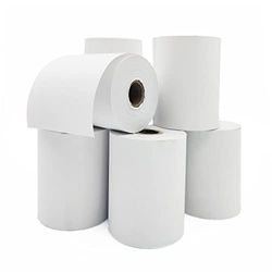 Raylu Paper - 8 Rollos Papel Térmico premium 80 x 80 x 12 mm para TPV, sumadoras, impresoras térmicas, cajas registradoras, mandril: 12 mm, color blanco, Sin Bisphenol. (8 Rollos 80 x 80 x 12 mm)