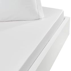 Sensei Maison - Drap Housse en Coton Bonnet 30 cm Studio - 90x190 cm - Blanc