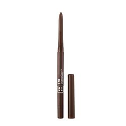 3INA MAKEUP - The 24h Automatic Eyebrow Pencil 579 - Marrón oscuro - Lápiz de cejas retráctil waterproof - Tinte de cejas de larga duración - Lápiz de cejas de fácil aplicación - Vegan - Cruelty Free