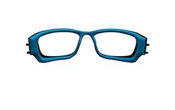 Wiley X CCGRAGF zonnebril, blauw, unieke uniseks, Blauw, Eén maat