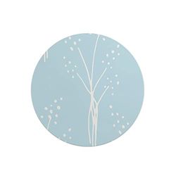 Questo Casa, Round Digital Printed Mouse Pad, Non-Slip Base, for Office and Home, Diameter:22cm