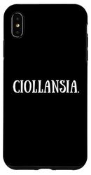 Ciollansia Italiang Umorismo del lavoro Custodia per iPhone XS Max