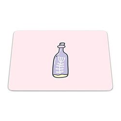 Bonamaison, Rectangle Pop Art Digital Printed Mouse Pad, Non-Slip Base, for Office and Home, Size: 22 x 18 cm