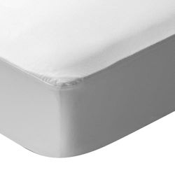 Pikolin Home - Protector de Colchón 105x190 cm -Impermeable Punto 100% Algodón Extrasuave Higiénico - Transpirable y Absorbente - Certificado Oeko-Tex, Silencioso - Cubre Colchón