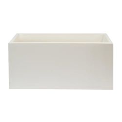WELL HOME MOBILIARIO & DECORACIÓN Fioriera rodr-i 80 x 40 cm bianco