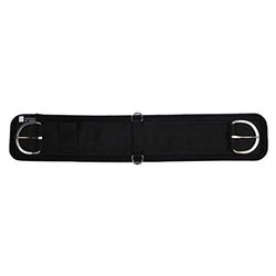 HKM 548577 Sangle de Selle en néoprène avec la Doublure abkletten, 26 Pouces ou 66 cm, Noir