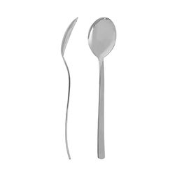 INOXPRAN - Cucchiaino da Caffè VENEZIA, Realizzato in Acciaio Inossidabile, Resistente e Duraturo, Design Elegante e Moderno, 100% Made in Italy, Lavabile in Lavastoviglie