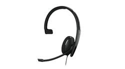 EPOS | Sennheiser Adapt 130T USB-C II (1000903) - Bedraad Mono Headset met USB-C Aansluiting, Gecertificeerd voor MS Teams, UC-geoptimaliseerd - Uitstekend Geluid - Verbeterd Comfort - Oproepbediening