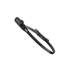 Hiplok Z LOK COMBO V2, Wielofunkcyjna opaska zabezpieczająca, Unisex, BLACK, Długość zapięcia 45cm