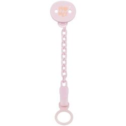 Chicco All You Can Clip, Chaîne de tétine, Chaîne de tétine souple, Chaîne souple, Chaîne de tétine pour bébé, Rose