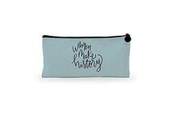 Bonamaison Digitally Printed Canvas Pencil Pouch with Zipper, Zipper Pencil Case for School, Canvas Pen Bag for Kids, Boys, Girls, 100% Cotton, Unisex, 1 Piece, 21x12 Cm