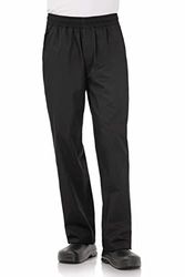 Chef Works Bblw Basic pour homme Baggy léger Chef Pantalon, BBLW-BLK-XL