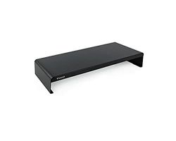 Support élévateur - Support réglable pour Ordinateur Portable ou Moniteur avec Design Noir, fabriqué en métal, idéal pour améliorer l'ergonomie de l'utilisateur. *