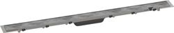 hansgrohe RainDrain Rock - set di canalina doccia piastrellabile e accorciabile, canale di drenaggio doccia 900 mm, scarico a pavimento