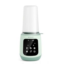 KikkaBoo 4-in-1 flessenwarmer, melk- en voedselwarmer, flessensterilisator, snelle en draagbare flessenwarmer, munt