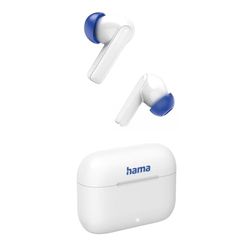 Hama Ascolta. Bluetooth® Passion Clear II, TWS. int-aur., ANC, APPL., Bianco