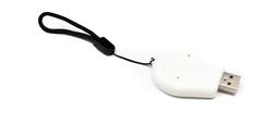 System-S USB 2.0 adapter, laddningsstation för Honor Watch GS4, smartklockkabel i vitt