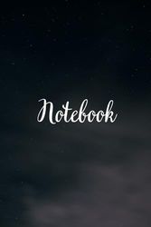 Notebook Black: 100 lined pages to write in