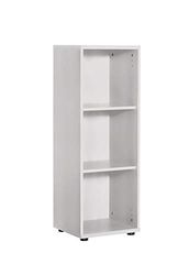Möbelpartner Milo Estantería Gris Claro, Aprox. 39,3 x 34,5 x 110,9 cm