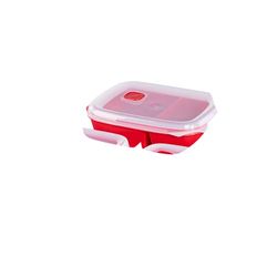 Xavax Set di stoviglie per forno a microonde, 3 pezzi + coperchio (contenitore salvafreschezza adatto al microonde, ideale per congelare/riscaldare gli alimenti, contenitore richiudibile per microonde