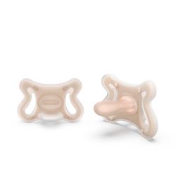 Suavinex, Verpakking met 2 fopspenen voor pasgeborenen, Zero Zero, fysiologische speen SX Pro, pasgeborenen 0-6 maanden, hypoallergeen, geschikt voor de gevoelige huid, siliconen