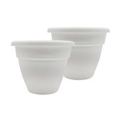 The HC Companies Fioriere, bianco, 35,6 cm (confezione da 2)