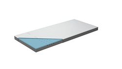 Genius Eazzzy Topper Deluxe 90 x 200 x 9 cm H2 H3 - orthopedische matrastopper voor matras en boxspringbed van gelschuim | matras 90x200cm voor mensen met een allergie incl. overtrek, wit