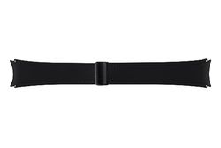 Samsung Galaxy Official D-Buckle Hybrid Eco-Leather Band (Wide, M/L) for Galaxy Watch, Black