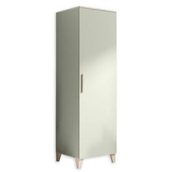 Stella Trading Prizzi Chambre de bébé Aspect Armoire à Portes pivotantes Polyvalente avec Beaucoup d'espace de Rangement, Bois, Vert Pastel/Aurum, Kleiderschrank