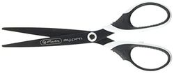 herlitz my.pen 50027224 - Tijeras para diestros, color blanco y negro