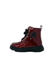 Geox Garçon Fille B KIDDARTAH Girl A Bottine, DK Burgundy, 25 EU