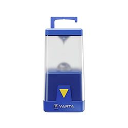 VARTA Lampe Camping LED, Lanterne Camping Outdoor Ambiance L20 avec fonction de gradation, fonctionne avec 6x piles AA, résistante aux éclaboussures et aux chocs, pour la pêche, non équipée