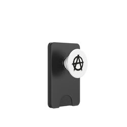 Signos de anarquía, libertad, punks, punk rock, anarquía PopSockets PopWallet para MagSafe