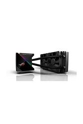 ASUS ROG RYUJIN 240 - Sistema de refrigeración líquida de CPU con Oled de color, AURA Sync RGB, tubo de goma reforzado de 38 cm, ventiladores iPPC Noctua Industrial PWM de 120 mm