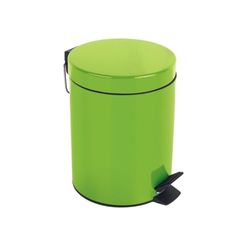 Spirella Poubelle 3 ou 5 litres Métal Sydney avec récipient intérieur en Plastique récyclé Salle de Bains Poubelle à pédale Boîte à ordures Vert