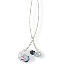 Shure SE425-CL słuchawki izolujące dźwięk z podwójnymi mikrofonami o wysokiej rozdzielczości
