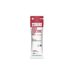 226ERS - High Fructose Gel, Gel Energético para Deportistas, con Maltodextrina y Fructosa, con 100 mg de Caféina, Vegano y Sin Gluten, Aporte Hidratos de Carbono, Sabor Cereza, 1 Gel x 80 g
