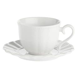 La Porcellana Bianca - Tazza da Tè con Piattino Ducale