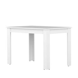 Symbiosis Nice, Mesa de comedor, Blanco, 110x70x73,1 cm