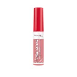 Rimmel Thrill Seeker Glassy Gloss, Sprinkled Sugar, Gloss, Fuktgivande, Friska utseende Läppar, Sprid applikator, Homogen applicering, Vegansk formel, 10 ml