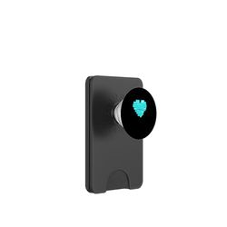 Turquoise Remember To Love Your Self Turquoise Graphic PopSockets PopWallet for MagSafe