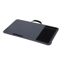 Plateau pour ordinateur portable Well Home en MDF, gris