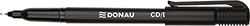 DONAU 7374001PL-01 Marker do PAsyyt CD/DVD Donau, 0, 3-0, 4mm, Czarny Donau CD/DVD-marker, 0, 3-0, 4 mm, zwart