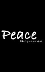 Peace - Philippians 4:6